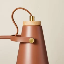 20" Metal Task Lamp With USB Port Terracotta Brown (Includes LED Light Bulb) - Hearth & Hand™ With Magnolia 6 20" Metal Task Lamp With USB Port Terracotta Brown (Includes LED Light Bulb) - Hearth & Hand™ With Magnolia -Household Promotion Series GUEST 0119d441 dfda 41a0 98f0 523a37861806