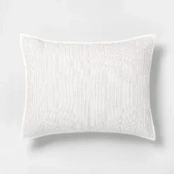 Microstripe Pillow Sham Cream/Gray - Hearth & Hand™ With Magnolia -Household Promotion Series GUEST 0411dbda 7209 43ed bfdf 242b502448e9