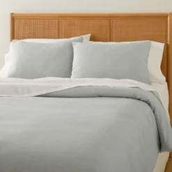 Heathered Stripe Comforter & Sham Set Jet Gray/Sour Cream - Hearth & Hand™ With Magnolia -Household Promotion Series GUEST 0606b777 0300 43bb b1cd 22bbc6c3a7f5