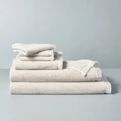 Microstripe Terry Cotton Bath Linens Taupe - Hearth & Hand™ With Magnolia 7 Microstripe Terry Cotton Bath Linens Taupe - Hearth & Hand™ With Magnolia -Household Promotion Series GUEST 13e9335a de88 40ad 9488 747fe536691a