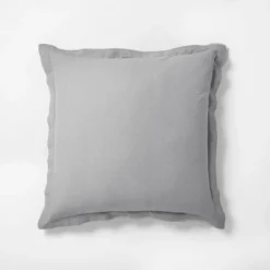 26"x26" Cotton & Linen Blend Euro Pillow - Hearth & Hand™ With Magnolia 11 26"x26" Cotton & Linen Blend Euro Pillow - Hearth & Hand™ With Magnolia -Household Promotion Series GUEST 1f4e7c9c 7aad 4e11 8e9d 563ce5516505