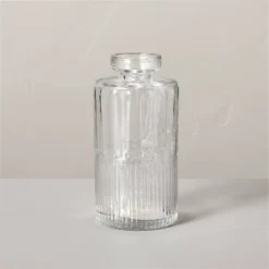 Ribbed Clear Glass Bud Vase - Hearth & Hand™ With Magnolia -Household Promotion Series GUEST 2286386d 3a94 4818 84ed f09772246027