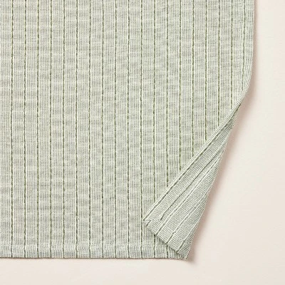 Textured Stripe Rectangular Woven Tablecloth Sage Green - Hearth & Hand™ With Magnolia 2 Textured Stripe Rectangular Woven Tablecloth Sage Green - Hearth & Hand™ With Magnolia - Image 2
