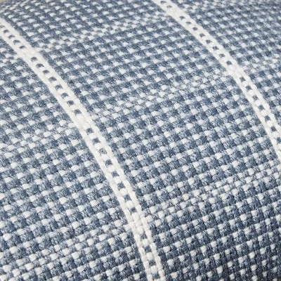 Textured Grid Lines Indoor/Outdoor Throw Pillow - Hearth & Hand™ With Magnolia 2 Textured Grid Lines Indoor/Outdoor Throw Pillow - Hearth & Hand™ With Magnolia - Image 2