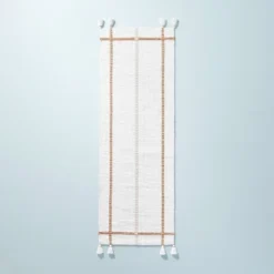 Bold Cross Stripes Tassel Rug Cream/Tan - Hearth & Hand™ With Magnolia 10 Bold Cross Stripes Tassel Rug Cream/Tan - Hearth & Hand™ With Magnolia -Household Promotion Series GUEST 5339bf5a f9a7 455d 8155 624fc7ab37a7