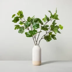 Faux Fig Leaf Branch Arrangement - Hearth & Hand™ With Magnolia 9 Faux Fig Leaf Branch Arrangement - Hearth & Hand™ With Magnolia -Household Promotion Series GUEST 633e0ef2 049e 41e0 8303 a165f348380d