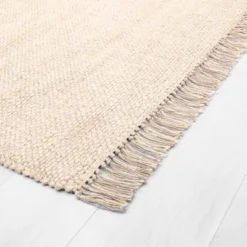 Bleached Jute Fringe Rug - Hearth & Hand™ With Magnolia