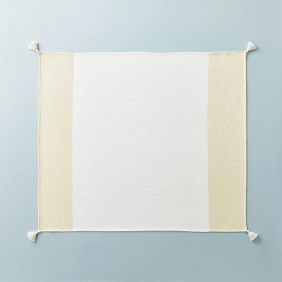 Tasseled Color Block Woven Throw Blanket - Hearth & Hand™ With Magnolia 4 Tasseled Color Block Woven Throw Blanket - Hearth & Hand™ With Magnolia - Image 4