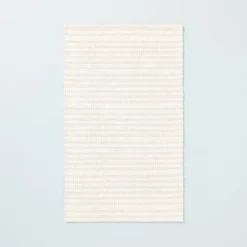 Textured Stripe Indoor/Outdoor Woven Area Rug Beige/Cream - Hearth & Hand™ With Magnolia -Household Promotion Series GUEST 81adbddd c71c 4ad6 a930 83f20b4a4740