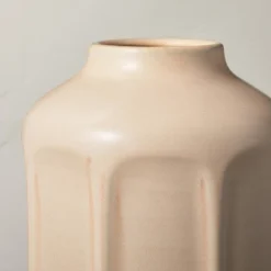 13" Faceted Ceramic Vase Sunset Taupe - Hearth & Hand™ With Magnolia -Household Promotion Series GUEST 89c00ed5 f379 4ab6 83f9 2c196e016ee1