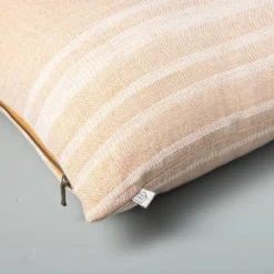 16"x42" Variegated Stripe Lumbar Throw Pillow - Hearth & Hand™ With Magnolia -Household Promotion Series GUEST 8e8095bf 4b69 46a4 806e d84f4a643a74