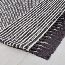 Textured Border Stripe Area Rug - Hearth & Hand™ With Magnolia