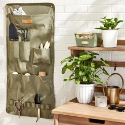 Canvas Gardening Tool Wall Organizer Green - Hearth & Hand™ With Magnolia