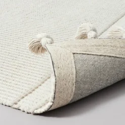 Texture Border Stripe Rug Cream/Silver Gray - Hearth & Hand™ With Magnolia -Household Promotion Series GUEST 94669fa7 9809 4e40 99dd 993073cf36dc