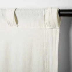 Tonal Texture Curtain Panel Sour Cream - Hearth & Hand™ With Magnolia 9 Tonal Texture Curtain Panel Sour Cream - Hearth & Hand™ With Magnolia -Household Promotion Series GUEST a3759400 9398 4b46 97a0 2fba23657e88