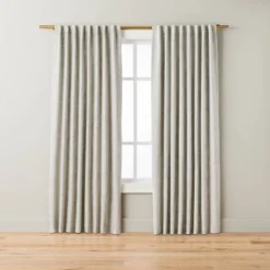 Heathered Slub Room Darkening Curtain Panel - Hearth & Hand™ With Magnolia -Household Promotion Series GUEST a4a62756 feb2 4b16 a9a0 7820a44f7261
