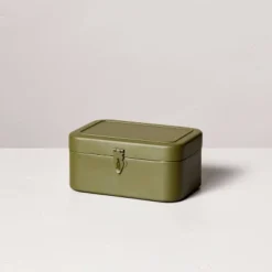 Decorative Metal Storage Box Green - Hearth & Hand™ With Magnolia -Household Promotion Series GUEST a8afceba 0ae7 4309 ba71 a0e1832484a9