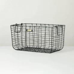 Wire Storage Basket Black - Hearth & Hand With Magnolia -Household Promotion Series GUEST b22a1734 78e8 485f ac33 f45b9366683c