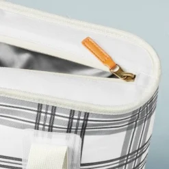 Soft-Sided 20can/19qt Plaid Backpack Cooler - Black/Gray/White - Hearth & Hand™ With Magnolia -Household Promotion Series GUEST c90fea2f d737 489f 978a 68c41ebd50fd