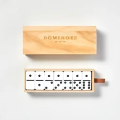 Dominoes Game Set 28pc - Hearth & Hand™ With Magnolia -Household Promotion Series GUEST cdeff614 7be1 465f 9b49 3fc6167fa414