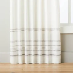 Engineered Hem Stripes Curtain Panel Cream/Gray - Hearth & Hand™ With Magnolia -Household Promotion Series GUEST ce2cfef5 4ffc 4553 9efa 21c03c3714d0