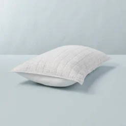 Channel Stitch Heathered Pillow Sham - Hearth & Hand™ With Magnolia 5 Channel Stitch Heathered Pillow Sham - Hearth & Hand™ With Magnolia -Household Promotion Series GUEST da80ecdb e440 4f76 a5b6 243d899f0c7d