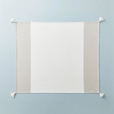 Tasseled Color Block Woven Throw Blanket - Hearth & Hand™ With Magnolia 3 Tasseled Color Block Woven Throw Blanket - Hearth & Hand™ With Magnolia - Image 3