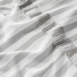 Clipped Stripe Dobby Throw Blanket - Hearth & Hand™ With Magnolia -Household Promotion Series GUEST ebe67199 b34c 45bd a90d cacdaa51b3ff