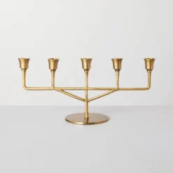 Antiqued Metal Taper Candelabra Brass Finish - Hearth & Hand™ With Magnolia 8 Antiqued Metal Taper Candelabra Brass Finish - Hearth & Hand™ With Magnolia -Household Promotion Series GUEST f772f2f8 472d 4bc2 8b20 dcb1cf36038a